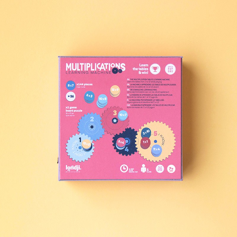 Didactic game to multiply